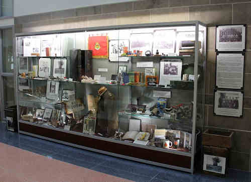 Camp X Display case